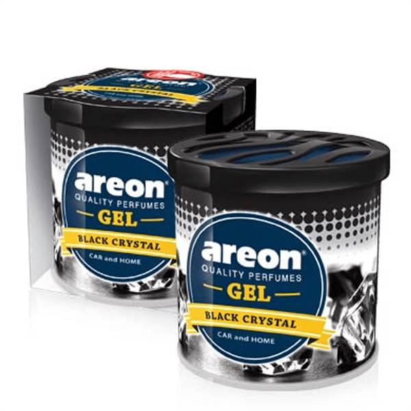 Areon Black Crystal Gel Air Freshener for Car (80 g)